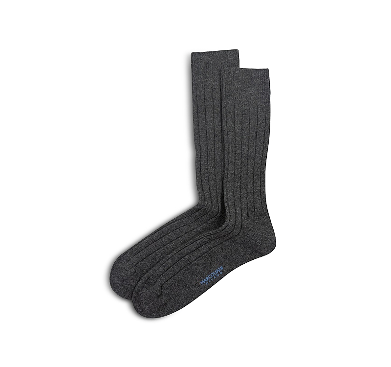 Marcoliani Cashmere Ribbed Dress Socks