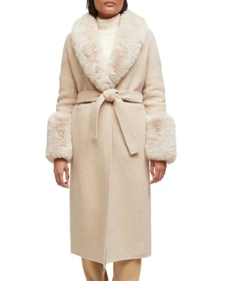 maje alpaca coat