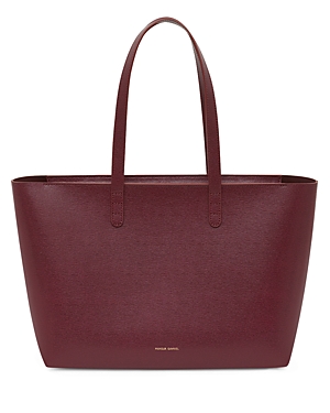MANSUR GAVRIEL SMALL LEATHER ZIP TOTE,WS21H011KF