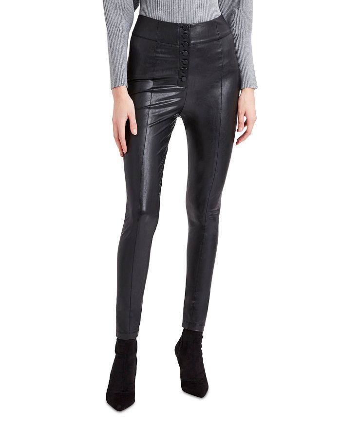 BCBGMAXAZRIA Faux Leather Leggings Bloomingdale s
