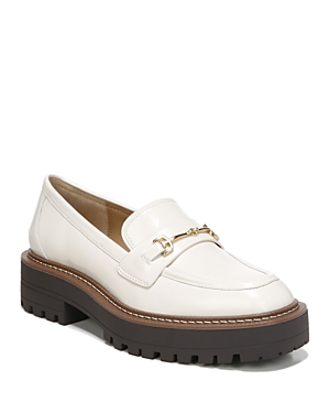 Sam Edelman Laurs Lug Sole Loafer Modern Ivory 8.5 In Ivory Leather
