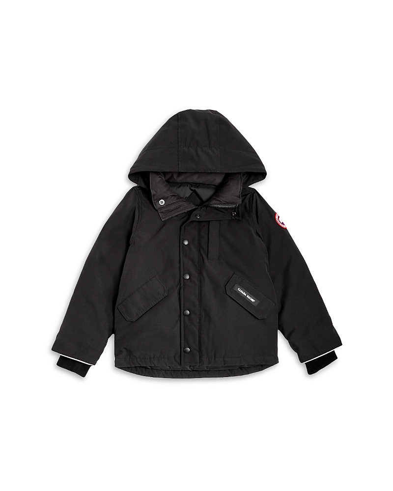 Shop Canada Goose Unisex Logan Down Parka - Big Kid In Black