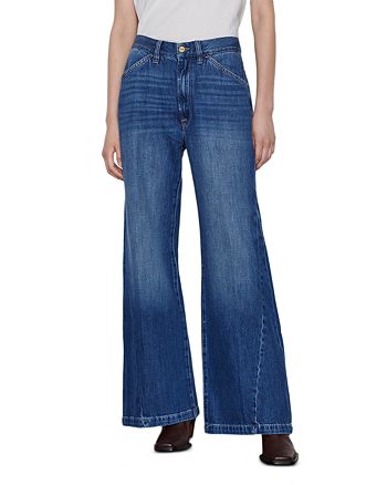 FRAME Le Baggy Palazzo Jeans in Seafarer | Bloomingdale's