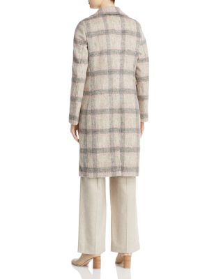 cream calvin klein coat