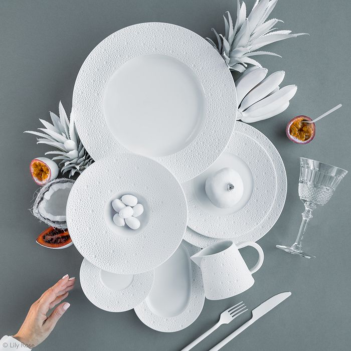 Bernardaud - Ecume White Dinnerware Collection