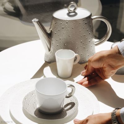 Ecume Platinum Salad Plate