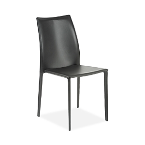 Euro Style Dalia Stacking Side Chair, Set Of 2 In Black