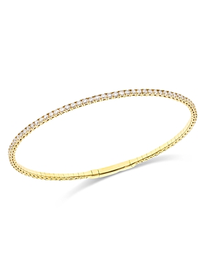 Bloomingdale's Diamond Flexible Bangle Bracelet In 14k Yellow Gold, 2.15 Ct. T.w. - 100% Exclusive