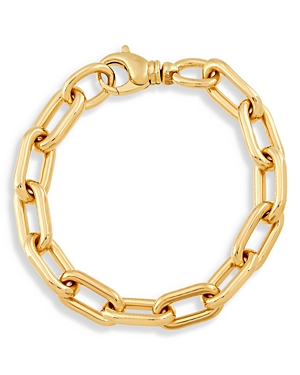 Alberto Amati 14k Yellow Oval Link Chain Bracelet In Gold