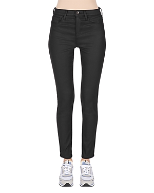 Armani Collezioni Emporio Armani Skinny Jeans In Solid Black