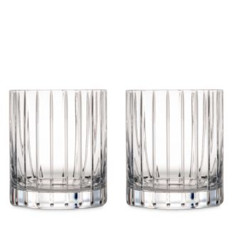 Rogaska Avenue Double Old-Fashioned Glasses, Set of 2