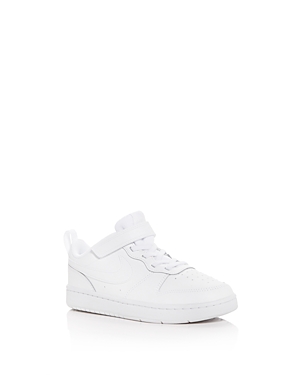 Nike Unisex Court Borough Low Top Sneakers - Toddler, Little Kid In White/white