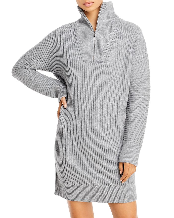 FRENCH CONNECTION Lana Half Zip Knit Dress | Bloomingdale's
