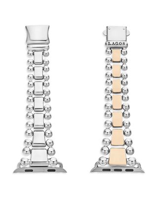 Smart Caviar 18K Rose Gold & Stainless Steel Apple™ Watch Bracelet, 42-44mm