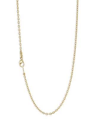 18K Yellow Gold Covet Onyx Seven Station Caviar Bead Statement Necklace, 32"