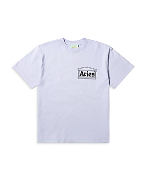 Aries Into Troubles Cotton Logo Graphic Tee