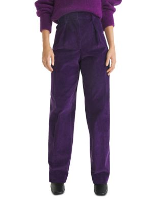 purple velvet pants mens