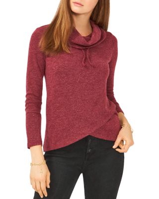 Drawstring Cowl Neck Knit Top Bloomingdale's