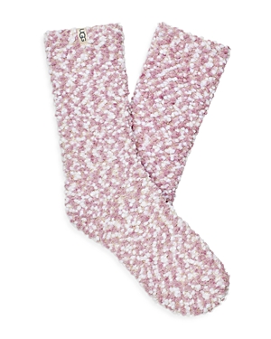 Ugg Adah Cozy Chenille Sparkle Socks In Lavender Breeze