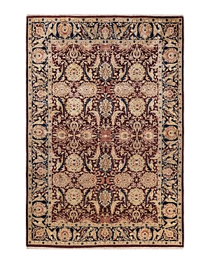 Bloomingdale's Mogul M1183 Area Rug, 6'1 X 9'1 In Burgundy
