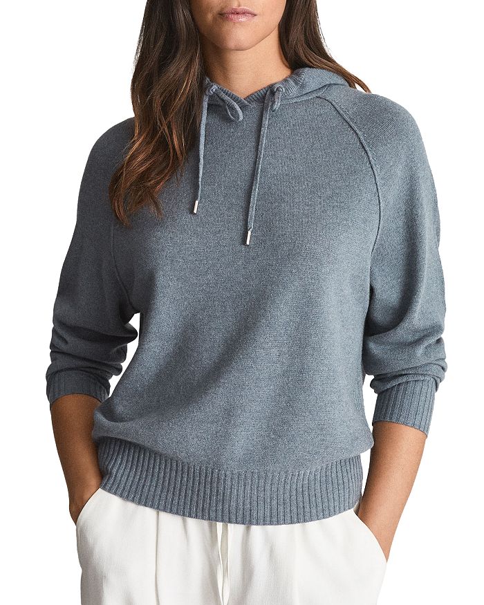 Raglan sleeve online hooded sweatshirt