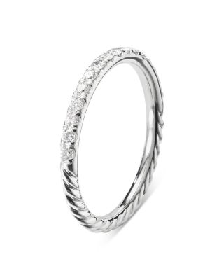 18K White Gold Collectibles Diamond Pav&eacute; Band