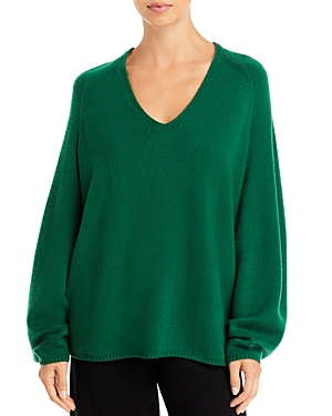 Lafayette 148 New York Sculpted Sleeve Cashmere Sweater