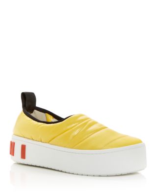 Marni - Marni Women's Paw Quilted Platform Slip On Sneakers