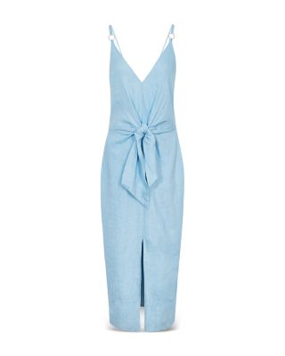 blue maxi dress with long sleeves Carnation Long Sleeve Knit Maxi Dress main image 0