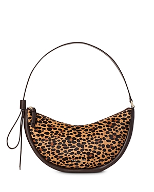 kate spade new york Crescent Small Leopard Calf Hair Shoulder Bag