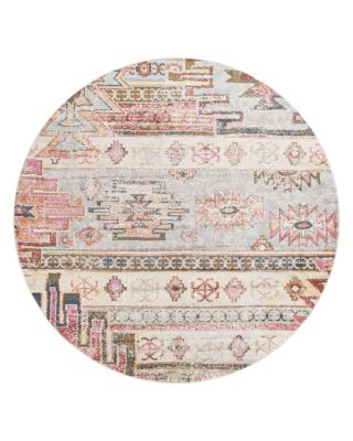 Surya New Mexico Nwm-2311 Round Area Rug, 7'10 x 7'10