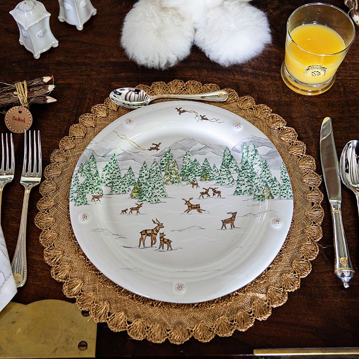 Shop Juliska Berry & Thread North Pole Dinner Plate In Multi