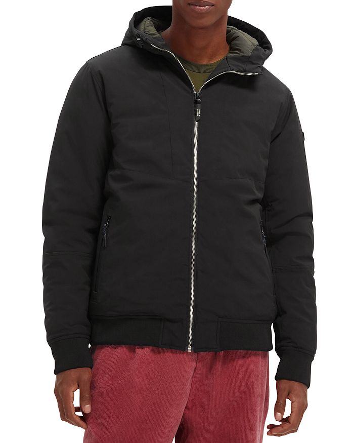 Scotch & Soda Hooded Quilted Jacket | Bloomingdale's