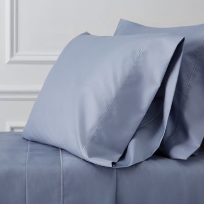 500TC Sateen Wrinkle-Resistant Standard Pillowcase, Pair - Exclusive
