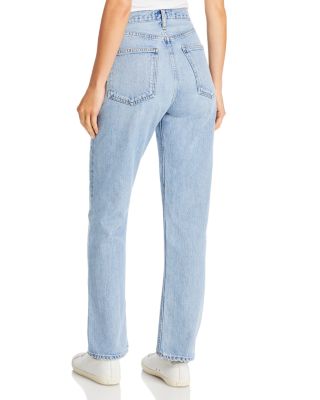 AGOLDE Lana Mid Rise Vintage Bootcut Jeans in Fiction Bloomingdale's