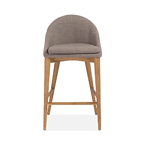 Shop Euro Style Baruch Counter Stool In Dark Gray