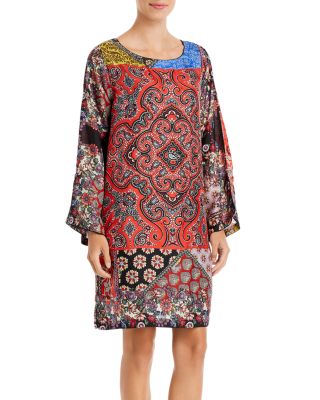 silk tunic dress