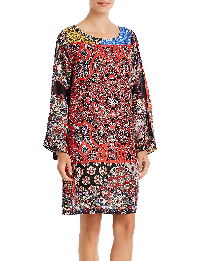 Johnny Was Moa Kabelo Silk Tunic Dress Bloomingdale s