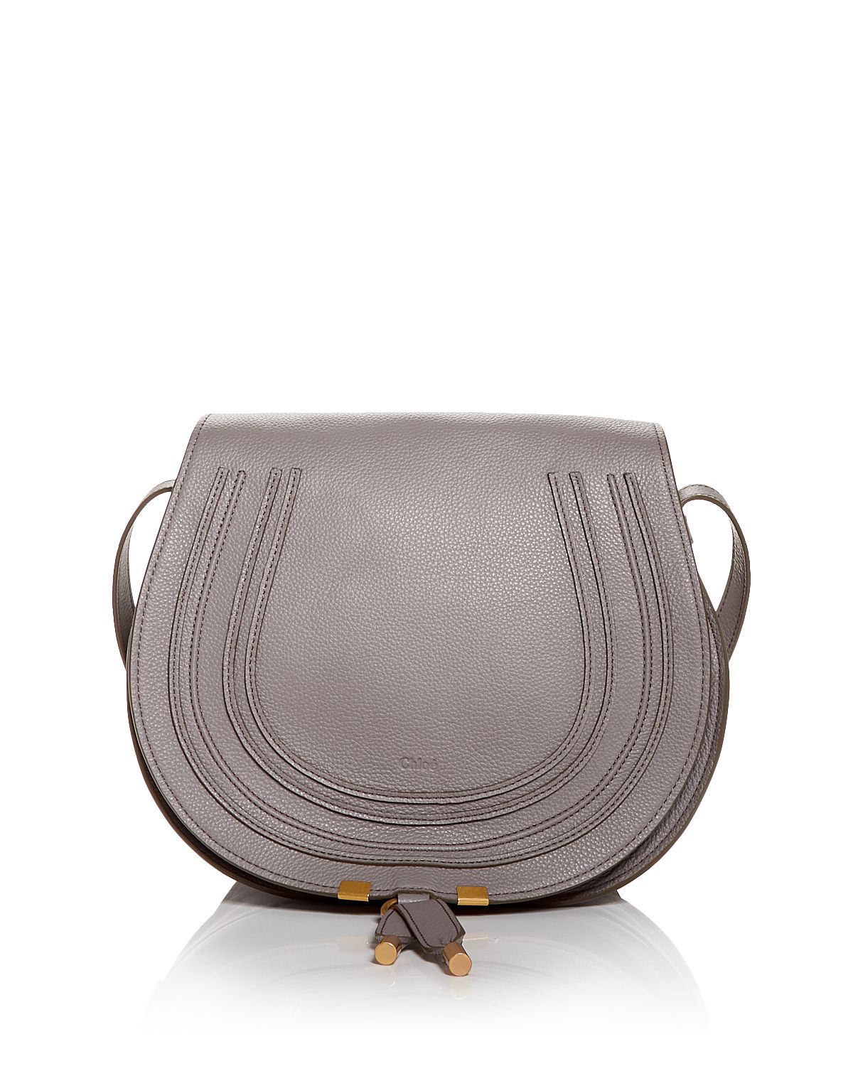 Chloe Marcie Leather Saddle Bag