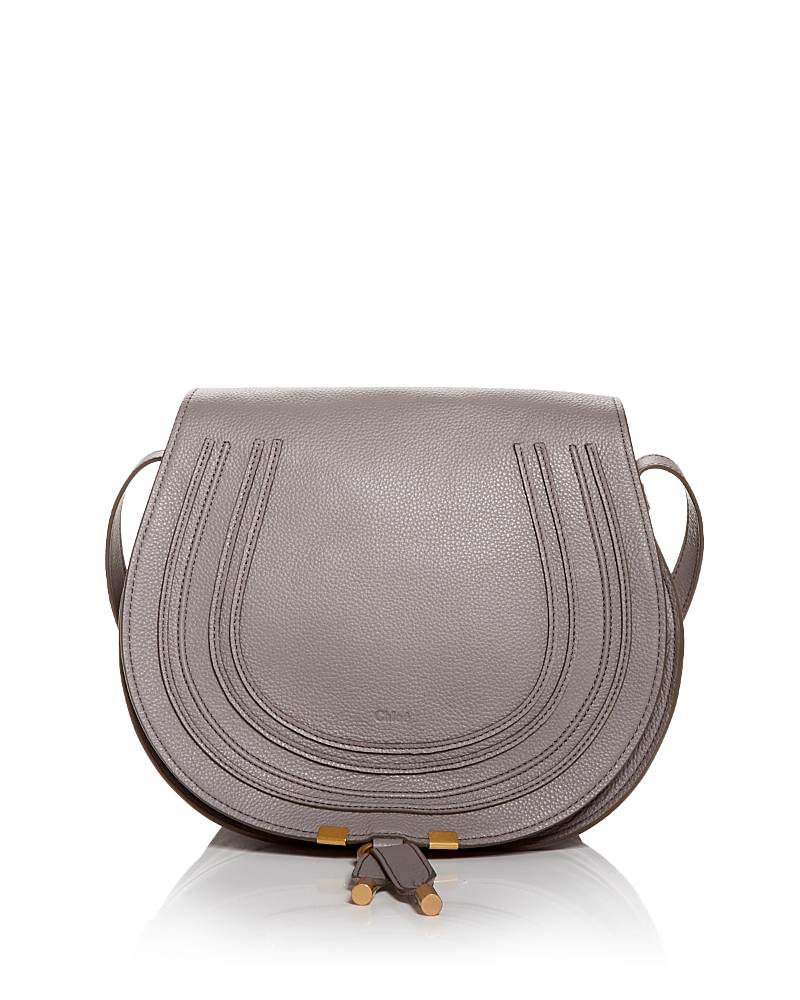 Chloe Marcie Leather Saddle Bag · NO SIZE
