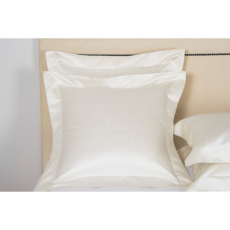Frette Lux Glowing Weave Euro Sham In Savage Beige