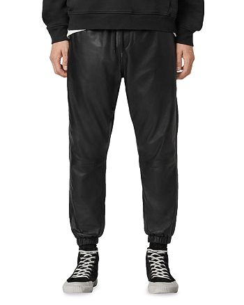ALLSAINTS Black Penton Leather Pants | Bloomingdale's