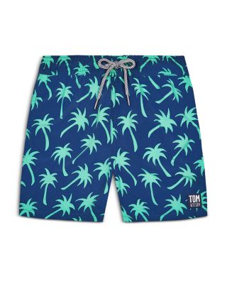 TOM & TEDDY - Boys' Palm Swim Trunks - Little Kid, Big Kid