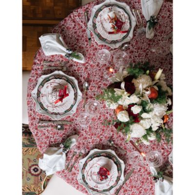 Country Estate Winter Frolic "The Claus Christmas Day" Dessert/Salad Plate