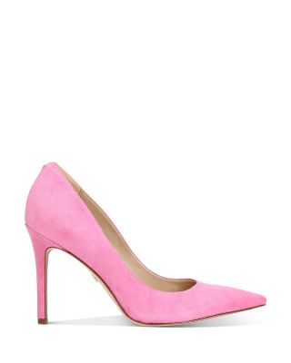 light pink pumps