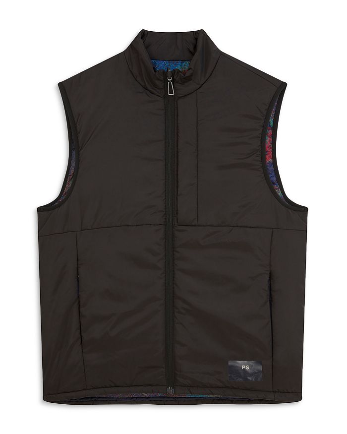 PS Paul Smith Wadded Reversible Regular Fit Full Zip Vest | Bloomingdale's