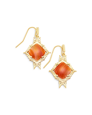 KENDRA SCOTT CASS GEMSTONE DROP EARRINGS,E1719GLD