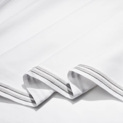 Italian Percale Queen Flat Sheet - Exclusive