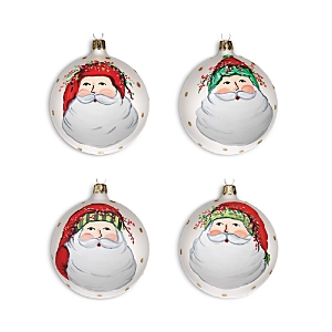 Vietri Old St. Nick Assorted Ornaments, Set of 4
