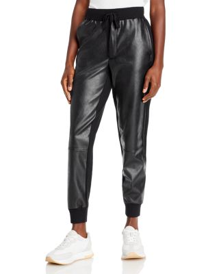 express leather joggers